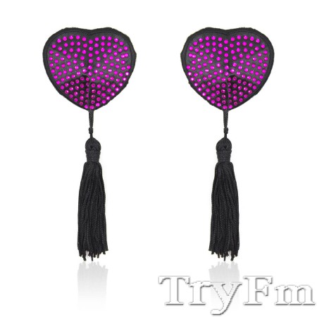 Heart tassel pasties