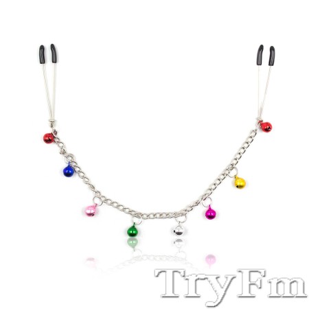 Nipple Clamp With Colorful Bells