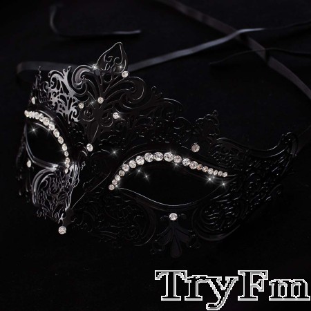 Classic Metal Shiny Pattern Eye Mask