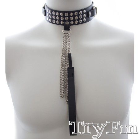 Metal Dots Collar