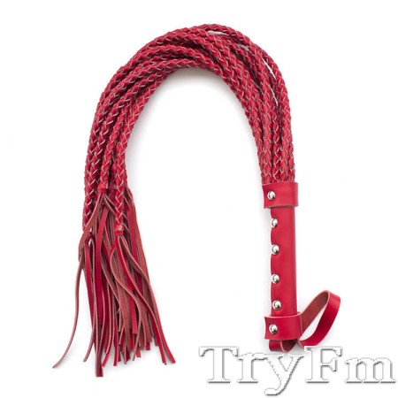 Hand Made Genuine Leather Flogger Red 