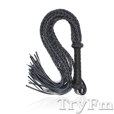 Hand Made Genuine Leather Flogger Black 