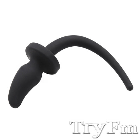 Black Puppy Tail L Size 