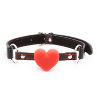 Red Heart Mouth Gag
