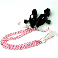 Pink Chain Nipple Clamp