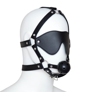 Blindfold Harness Ball Gag 