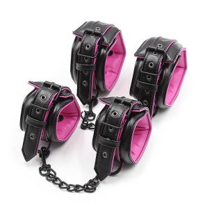 Padded Leather Ankle cuffs and Wrist cuffs