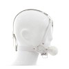 White Harness Breathable Ball Gag