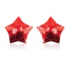 Shiny five-pointed star pasties