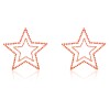 Red five-pointed star pasties