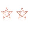 Red five-pointed star pasties