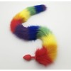 27 inch Long Rainbow tail