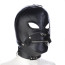 Detachable mask hood with zipper 