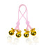 Bell pasties with night-glow ties