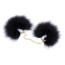 Black furry cuffs