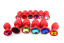 Red Silicone Butt Plug with Jewelry