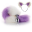 with white-purple headdress