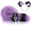 with black-purple headdress