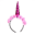 cute unicorn pink horn