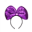 purple bling-bling mickey ear