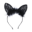 black furry cat ear