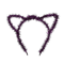 Purple Gleam Cat Ear